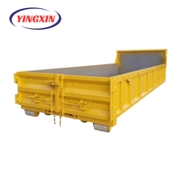 Conteneur à benne basculante en acier de 20 verges, nouvelle conception professionnelle, pour camion, recyclage, traitement des déchets, taille personnalisée