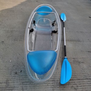 Kayak Transparente Modular de Plástico Transparente para 2 Personas con Remo - Product Image 4