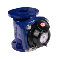 Compteur d'eau numérique DN50 à bride Type Woltman en fonte pour eau froide ISO9001/ISO4064 Prix compétitif du fabricant