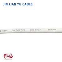 Câble SAA multibrin double isolation PVC, cuivre sans oxygène haute pureté 24 AWG, bobine 750V/450V, fil électrique avancé pour dessin de fils SDI