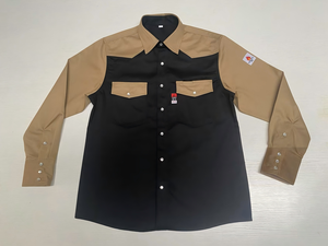 DA NFPA2112 Fire Resistant CAT2 Arc Protection Level D Safety Uniform Workwear Custom <strong>Welding</strong> Work <strong>Shirt</strong> 100% Cotton Oil - Product Image 5