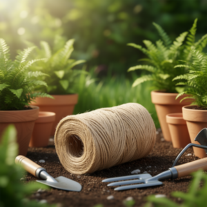 Spago di juta da 5 mm, 328 piedi, per giardinaggio, artigianato e decorazioni per la casa - Product Image 3