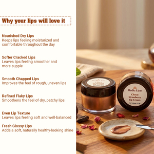 Vedicline Choco Strawberry Flavored <b>Lip</b> Cream Hydrating <b>Lip</b> Balm with Natural Ingredients for Soft Pink Plump <b>Lips</b> Daily Care - Product Image 2