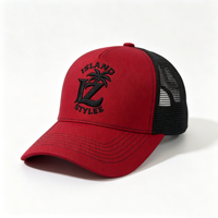 Casquettes de baseball personnalisées brodées en 3D, casquette trucker en maille avec tissu uni en mousse, velours et tissu éponge, style formel, pour le cyclisme et la pêche