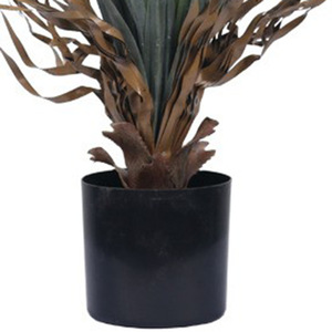Plante artificielle en pot de type Miscanthus Sinensis, taille moyenne, décoration intérieure pour la maison, le bureau, l'hôtel - Product Image 4