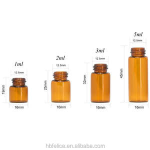 1 ml/2 ml/3 ml/5 ml <span class=keywords><strong>Dram</strong></span> Amber cam uçucu yağ şişesi ince cam küçük kahverengi parfüm yağ şişeleri örnek Test şişesi - Product Image 3
