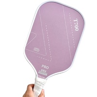Raquette de pickleball en fibre de carbone T700 3k, finition mate texturée, modèle de compétition professionnel, approuvé aux États-Unis, OEM/ODM