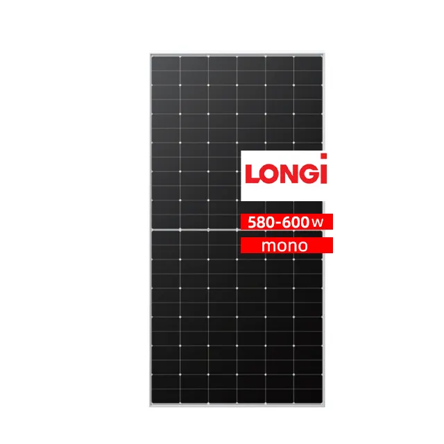 Longi Hi-Mo 6 LR5-72HTH 580-600W 144 Cells Solar Panel With CE TUV ETL CEC For Home