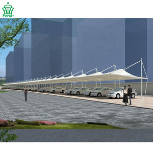 工厂价格Pvdf涂层膜结构车棚盖帐篷停车场遮阳帐篷 - Product Image 6
