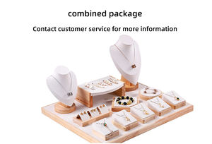 Роскошное кольцо Tongxing на заказ, ожерелье, дисплей, ювелирные изделия, реквизит, демонстрация портрета, ожерелье, подставка под грудь, деревянные серьги, упаковка для ювелирных изделий - Product Image 5