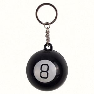 Promotional Gift Mini Prophecy Ball Magic 8 Ball Keychain Fortune Telling Keychain Toy - Product Image 1