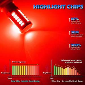 Sistemas de Iluminación para Automóviles, BA15S 7443 3157 1157 1156 5630 5730 33SMD, Luz de Freno LED para Automóvil, Luces LED para Automóvil, Luces de Circulación Diurna - Product Image 5