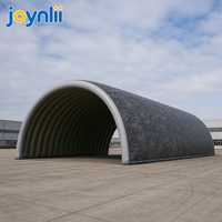 Tente arche gonflable géante, structure à colonnes d'air pour entrepôt temporaire et stockage industriel