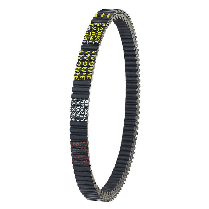 Bjmoto Drive Belt – For Piaggio X9 500 2001-2002 & Aprilia Atlantic 500 2001-2004, Rubber, Black