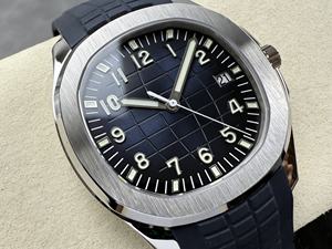 Montre mécanique de luxe étanche de qualité supérieure 42 mm DDF Factory Mouvement ETA 330 5168 Poids 120g Montre PP bleue - Product Image 2