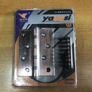 บานพับประตูยานาซี 4 นิ้ว สแตนเลส 6 รู สำหรับตกแต่งบ้าน - Product Image 1