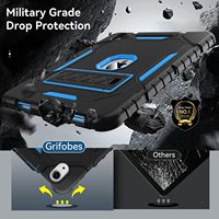 Populaire 3 en 1 robuste armure robuste antichoc enfants Silicone PC tablette étui de Protection pour Ipad Air 6 5 Pro 11 pouces 10.9 pouces