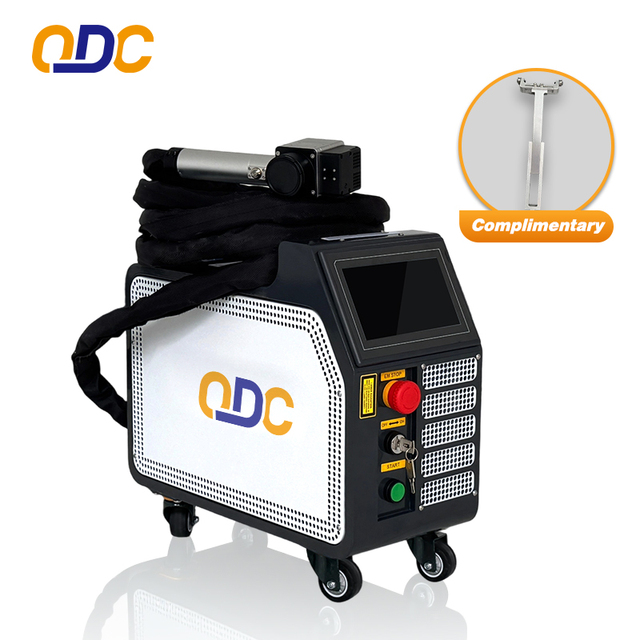200W Handheld Industrial Pulsed Fiber Laser Cleaning Machine Portable Metal Wood Stone Rust Ink Paint Removal Eco-Friendly