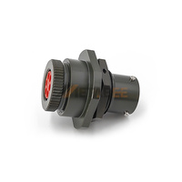 Konektor Receptacle Sirkular MS3114E-10-6S 6 Pin dengan Soket Bayonet dan Mur Pengunci