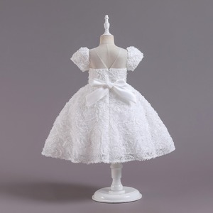 OEM/ODM <span class=keywords><strong>piccolo</strong></span> MOQ nuovo Tulle principessa 3-12 anni ragazza fiore matrimonio compleanno festa per bambini abito da festa - Product Image 6