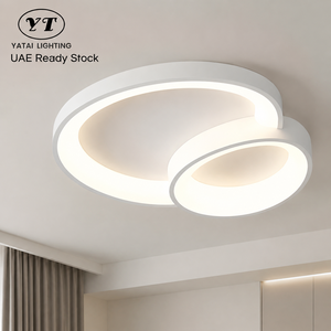 Modern Ring <b>Ceiling</b> <b>Light</b> Acrylic Led 36W <b>Remote</b> Dimmable 3Cct Surface Mount For Living Room Bedroom High Cri - Product Image 1
