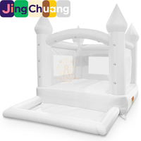 Trampoline Gonflable Château de Mariage Style Européen et Américain pour Séances Photo de Mariage, Petit Trampoline Domestique d'Extérieur