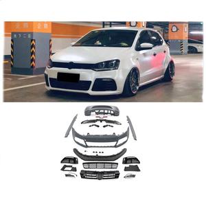 ชุดตัวถังพลาสติกสำหรับรถโปโล <span class=keywords><strong>WRC</strong></span> 2010-2018 Mk5 <span class=keywords><strong>R</strong></span> กันชนไฟตัดหมอกต่ำไปสูงอัพเกรดกระโปรงด้านข้างแบบกลอน - Product Image 2