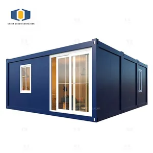 CGCH Prefab precast modular flat pack 20 ft 40 ft kenya container Flat Pack container house living room office house