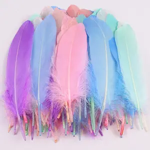 15-20CM 200 Pcs Goose Feathers Bulk Natural Wedding Party Halloween Decorations DIY Cosplay Gothic Costume Crafts Goose Feather