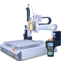 Robot Dispensador de Pegamento Automático de 3/4 Ejes Personalizado, Máquina de Programación CNC, Bomba de Engranajes PLC, Motor de Alta Potencia