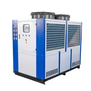 40 HP Glycol Chiller dengan Copeland Compressor dengan R410A Refrigerant untuk Beer Cooling System Brewery