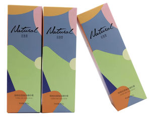 Caixa de Papel Simples Colorida Personalizada Impressa Caixa Tuck Branca Kraft para Pequenos Negócios Mini Caixa de Papelão para Cosméticos - Product Image 2