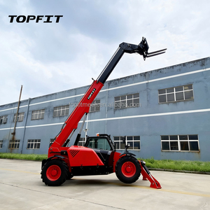 Chargeuse sur pneus télescopique TOPFIT TR750 5 tonnes Euro5 91KW avec boîte de vitesses à roulements Yuchai, moteur haute efficacité et commande de pompe pour extension de déplacement - Product Image 1