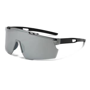 Nouvelles lunettes de sport pour le cyclisme et l'alpinisme, coupe-vent, grande monture noire, verres bleus, protection pour usage extérieur - Product Image 4