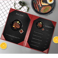 Prix d'usine Dossier de menu Promotion des ventes Restaurant Menu Couvre Hôtel Magasins Bar à vin Couverture de menu en cuir