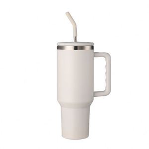 Double Wall Car <b>Travel</b> H3.0 Handle Tumbler 40oz <b>Mug</b> Lid Straw Anti-Slip ODM OEM Custom Brand - Product Image 5