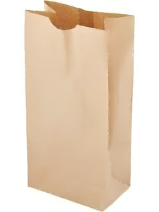 Sacs en papier kraft brun recyclés jetables de 2 LB, 4 LB, 6 LB pour la livraison de repas à emporter en restaurant - Product Image 4