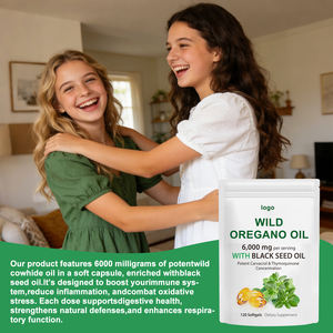 น้ำมันเมล็ดดำ OLLI แบรนด์ส่วนตัว สารต้านอนุมูลอิสระ ผลิตภัณฑ์เสริมอาหารเพื่อสุขภาพ น้ำมันออริกาโน น้ำมันออริกาโนแบบซอฟเจลแคปซูล - Product Image 6