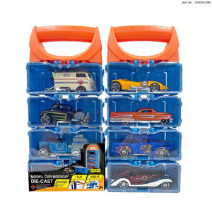 4PCS de haute qualité shantou Toy Metal Premium 1:64 Mini métal petit jouet en alliage moulé sous pression modèle de <span class=keywords><strong>voiture</strong></span> avec boîte portable - Product Image 6