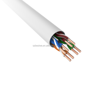 สายเคเบิล Cat5 UTP CCA สำหรับภายในอาคาร ยอดขายดีที่สุด, ฉนวนป้องกันเดี่ยว 0.43/0.45/0.5 มม. 300 ม. ปลอกหุ้ม LSZH, สาย LAN - Product Image 3
