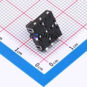 WS-1003-ARW10026 Multi-Direction Switch SMD-6P,10.2x10.2mm Switch Vertical Mount 100mA 12V - Product Image 2