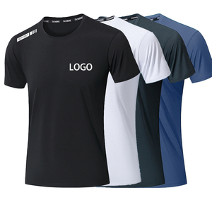Camiseta de Verano Personalizada para <span class=keywords><strong>Hombre</strong></span>, de Seda Helada, Corte Holgado, Manga Corta, Estilo Casual, Tallas <span class=keywords><strong>Grandes</strong></span>, Tejida, Transpirable, de Secado Rápido - Product Image 6