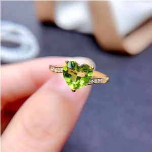 Green Diamond Index Finger <b>Ring</b> Personalized Simple Opening Adjustable Zircon Heart <b>Ring</b> <b>Couple</b> Wedding <b>Rings</b> Jewelry - Product Image 3
