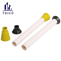 Manchon conique en plastique pour tirant de coffrage réutilisable en PVC de 22 mm