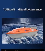 Bateau à appât télécommandé Yuerlang Chengfeng 12V 20000mah en plastique à double moteur avec GPS, capacité de charge de 6 kg, vitesse maximale de 8,0 mph, automatique