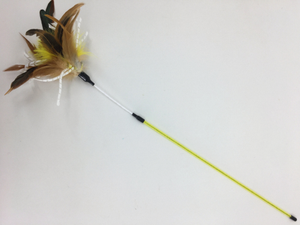 Espiral Turquía pluma <span class=keywords><strong>Teaser</strong></span> gato juguetes campana mordedura resistente interactivo gato <span class=keywords><strong>Teaser</strong></span> varita - Product Image 5