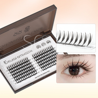 SP nouveau Design pré-fait C D Comics Spire Lashes vente en gros pour doux cachemire Anime tour cheveux synthétiques noir Extension de cils