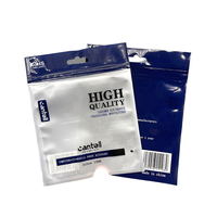 Sachet d'emballage plat de haute qualité à trois soudures latérales en PE, étanche à l'humidité, avec fenêtre frontale visible, pour bijoux et câbles USB, Europe
