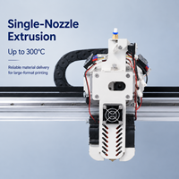 Imprimante 3D industrielle automatique à filament, buse 1.0-3.0mm, extrusion à haut débit 350mm/s, USB, garantie 1 an, grand format 1000mm
