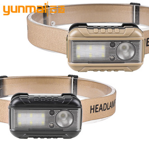 Faro LED con Sensor, Recargable, Batería Integrada de 800 mAh, H05, Negro/Marrón, para Uso en Exteriores - Product Image 2